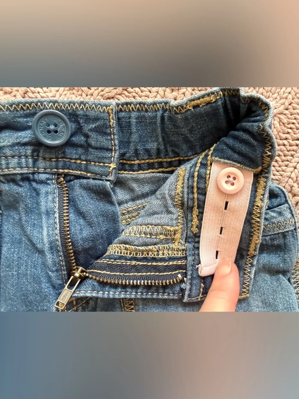 Old Navy Denim Skirt 4T | Adjustable Waist Jean Skirt Girls